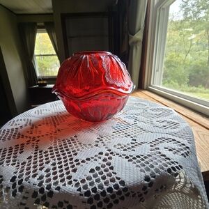 Vintage Indiana Glass Fairy Lamp